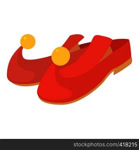 Arabic shoes icon. Cartoon illustration of arabic shoes vector icon for web. Arabic shoes icon, cartoon style
