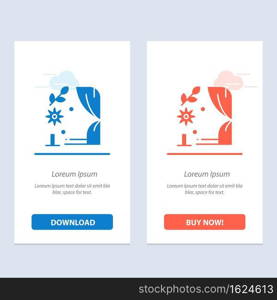 Arch, Love, Wedding, Heart  Blue and Red Download and Buy Now web Widget Card Template