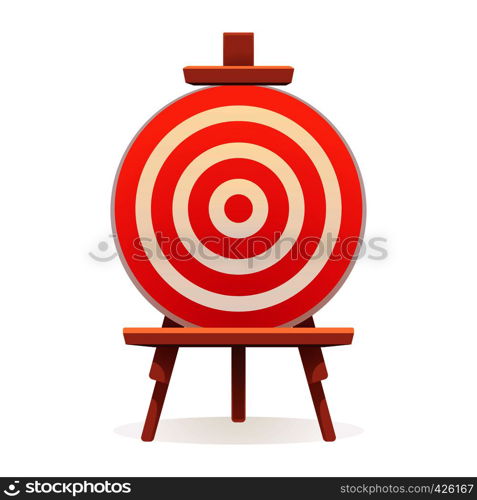 Arch target icon. Cartoon of arch target vector icon for web design isolated on white background. Arch target icon, cartoon style