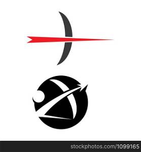 Archer icon Vector Illustration design Logo template
