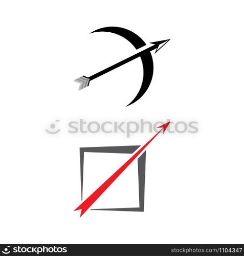 Archer icon Vector Illustration design Logo template