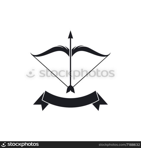 Archer logo vector icon illustration