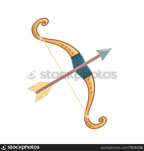 archery bow vector illustration cartoon element design template web