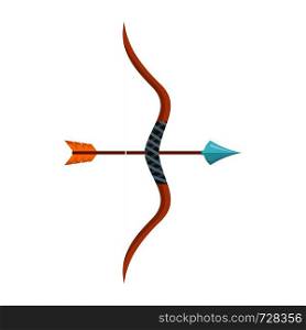 Archery sport icon. Flat illustration of archery sport vector icon for web. Archery sport icon, flat style