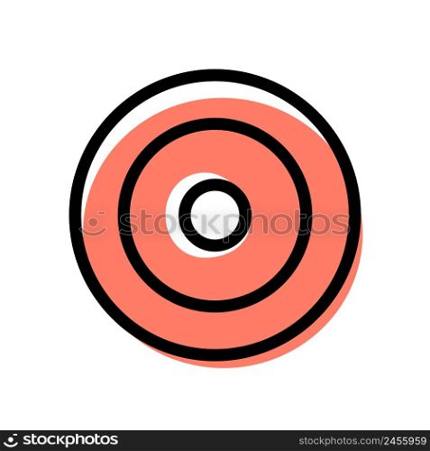 Archery target board with precision game accuracy