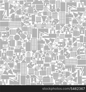 Architectural background from houses. A vector illustration