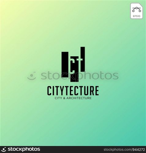 Architecture construction logo template vector icon elements - vector. Architecture construction logo template vector icon elements