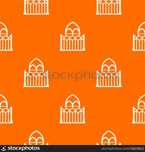 Architecture pattern vector orange for any web design best. Architecture pattern vector orange