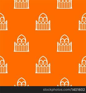 Architecture pattern vector orange for any web design best. Architecture pattern vector orange