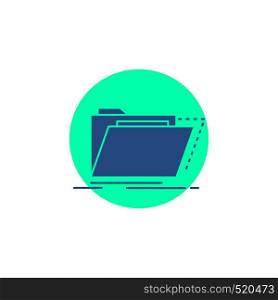 Archive, catalog, directory, files, folder Glyph Icon.. Vector EPS10 Abstract Template background