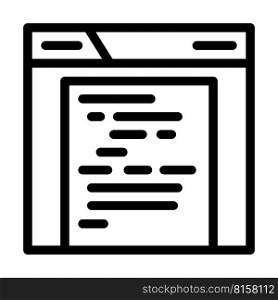 archive folder line icon vector. archive folder sign. isolated contour symbol black illustration. archive folder line icon vector illustration