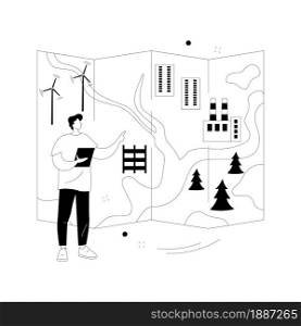 Area management abstract concept vector illustration. Land management, recreation area, national park, nature reserve protection, conservation plan, environmental coordination abstract metaphor.. Area management abstract concept vector illustration.
