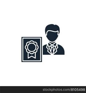 Area of specialization creative icon filled Vector Image