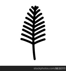 areca palm tropical leaf line icon vector. areca palm tropical leaf sign. isolated contour symbol black illustration. areca palm tropical leaf line icon vector illustration