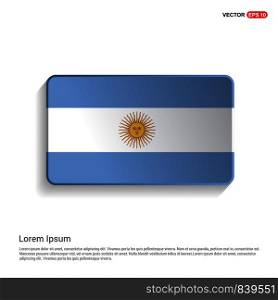 Argentina flag design vector