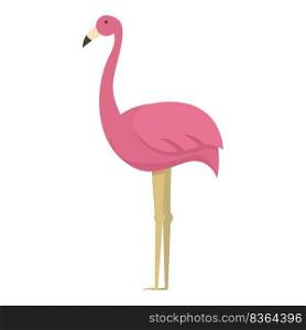 Argentina flamingo icon cartoon vector. Travel aires. Landmark culture. Argentina flamingo icon cartoon vector. Travel aires