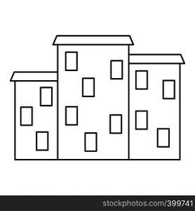 Argentine houses icon. Outline illustration of Argentine houses vector icon for web. Argentine houses icon, outline style