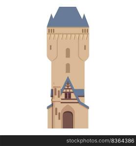 Argentinian tower icon cartoon vector. Culture travel. National tourism. Argentinian tower icon cartoon vector. Culture travel