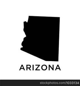 Arizona map icon design trendy