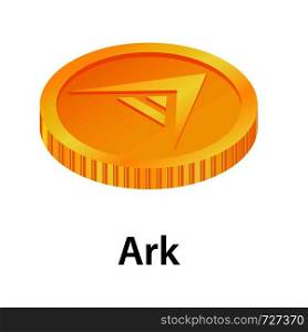 Ark icon. Isometric illustration of ark vector icon for web. Ark icon, isometric style