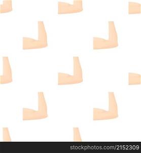 Arm showing biceps muscle pattern seamless background texture repeat wallpaper geometric vector. Arm showing biceps muscle pattern seamless vector