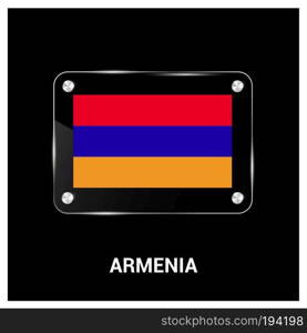 Armenia flag design vector