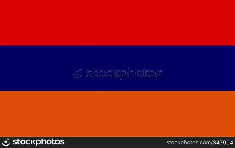 Armenia flag image for any design in simple style. Armenia flag image