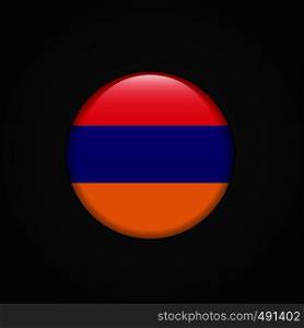 Armenia Flag Vector. Vector EPS10 Abstract Template background