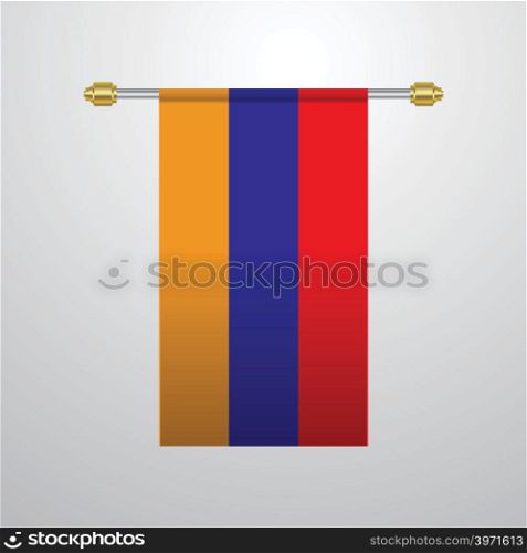Armenia hanging Flag