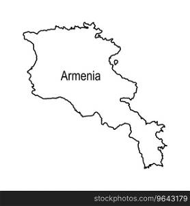 Armenia map icon vector illustration symbol design