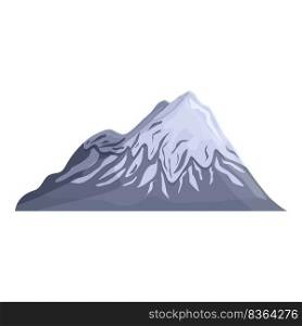 Armenia mountain icon cartoon vector. Country travel. Medieval national. Armenia mountain icon cartoon vector. Country travel
