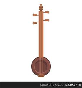 Armenia musical instrument icon cartoon vector. Flag sevan. Tourism traditional. Armenia musical instrument icon cartoon vector. Flag sevan