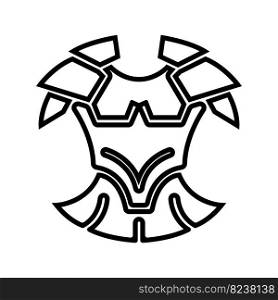 armor icon vector illustration logo design