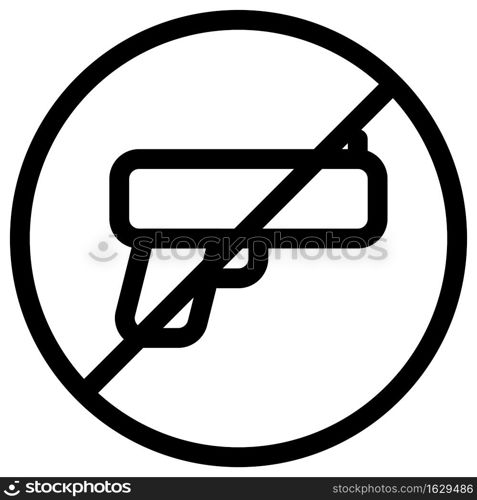 Arms and ammunitions are strictly forbidden in mall