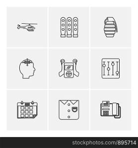 army , armour , awards , wars , air crafts , guns , gernades , target , bullet proof jacket , message , helicopter , helipad , ships , fire , commando , icon, vector, design, flat, collection, style, creative, icons