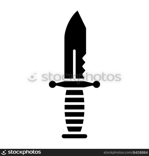 Army Knife combat icon vector