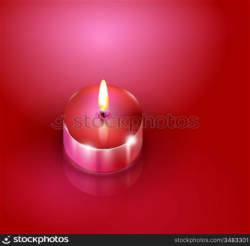 Aroma candles. Romantic background