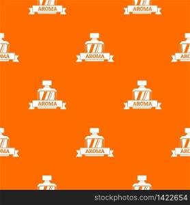Aroma pattern vector orange for any web design best. Aroma pattern vector orange