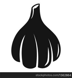 Aromatic garlic icon. Simple illustration of aromatic garlic vector icon for web design isolated on white background. Aromatic garlic icon, simple style