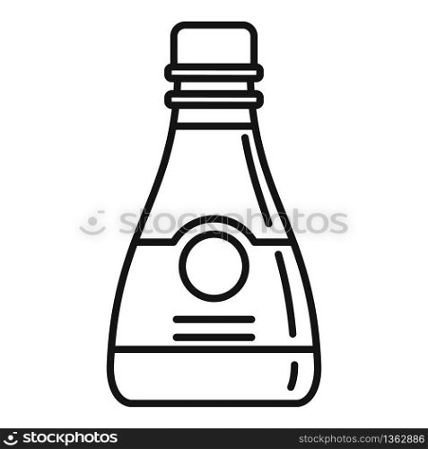 Aromatic soy bottle icon. Outline aromatic soy bottle vector icon for web design isolated on white background. Aromatic soy bottle icon, outline style
