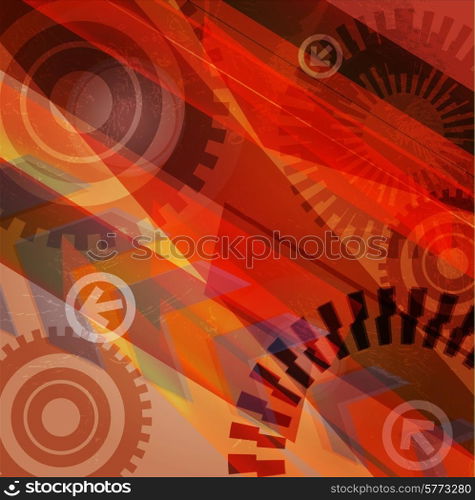 Arrow abstract vector background.