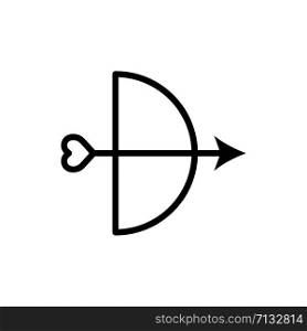 Arrow and bow icon