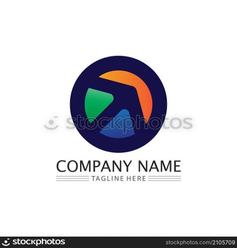 Arrow and faster vector illustration icon Logo Template design