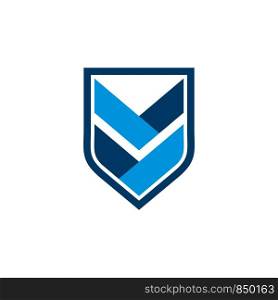 Arrow and Shield Logo Template Illustration Design. Vector EPS 10.