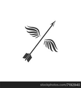 Arrow archery icon vector illustration Logo Template design