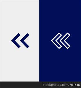 Arrow, Arrows, Back Line and Glyph Solid icon Blue banner Line and Glyph Solid icon Blue banner