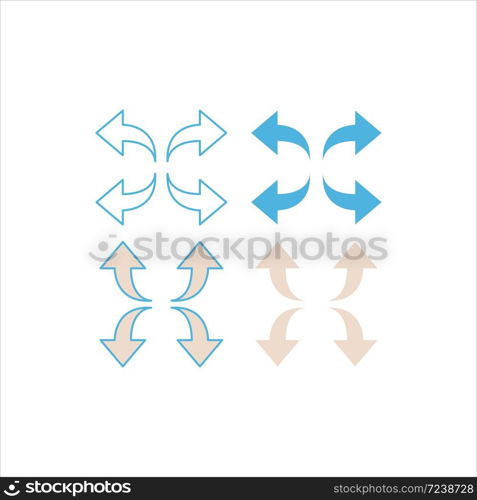 arrow button icon flat vector logo design trendy illustration signage symbol graphic simple