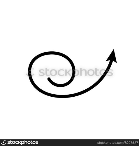 arrow circle up down black hand drawn icon illustration vector