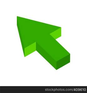 Arrow click isometric 3d icon isolated on white background. Arrow click isometric 3d icon