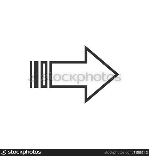 Arrow clip art graphic design template vector. Arrow clip art graphic design template